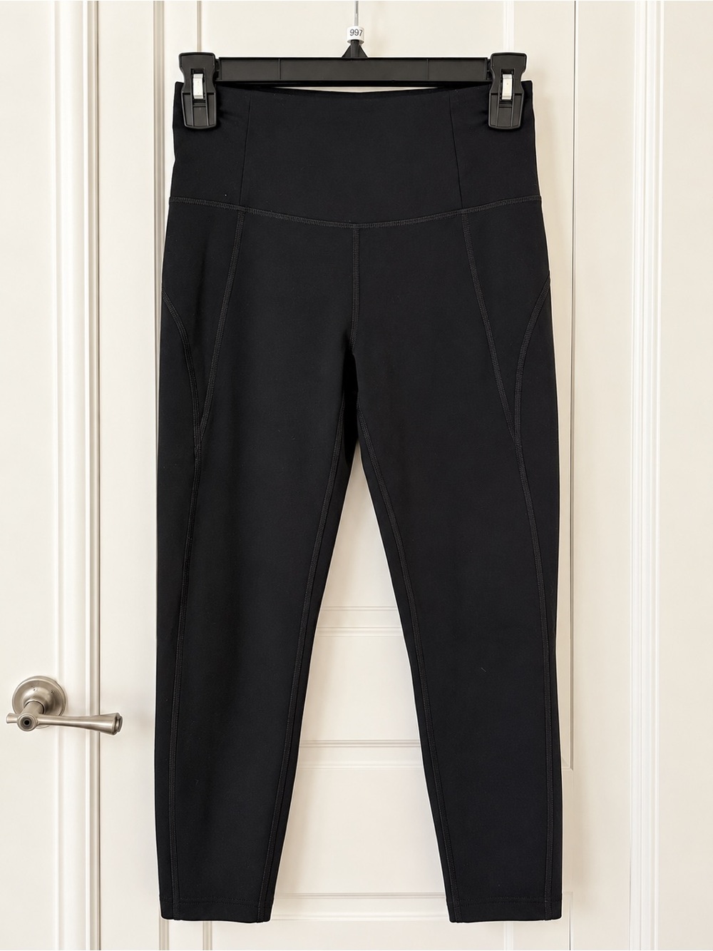 Girlfriend Collective Compressive High Rise 7/8 Leggings Black Size Small